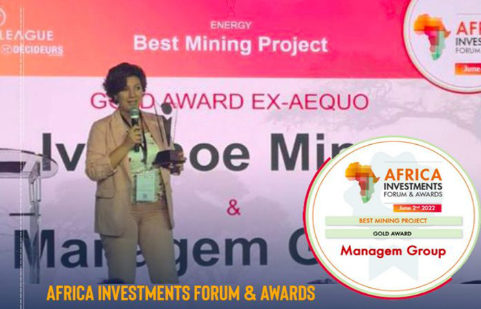 Mines : Managem primée à la 5ème édition d’Africa Investments Forum & Awards en France